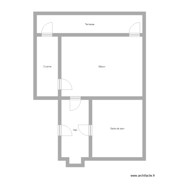 Bruxelles 107 1190 Forest. Plan de 