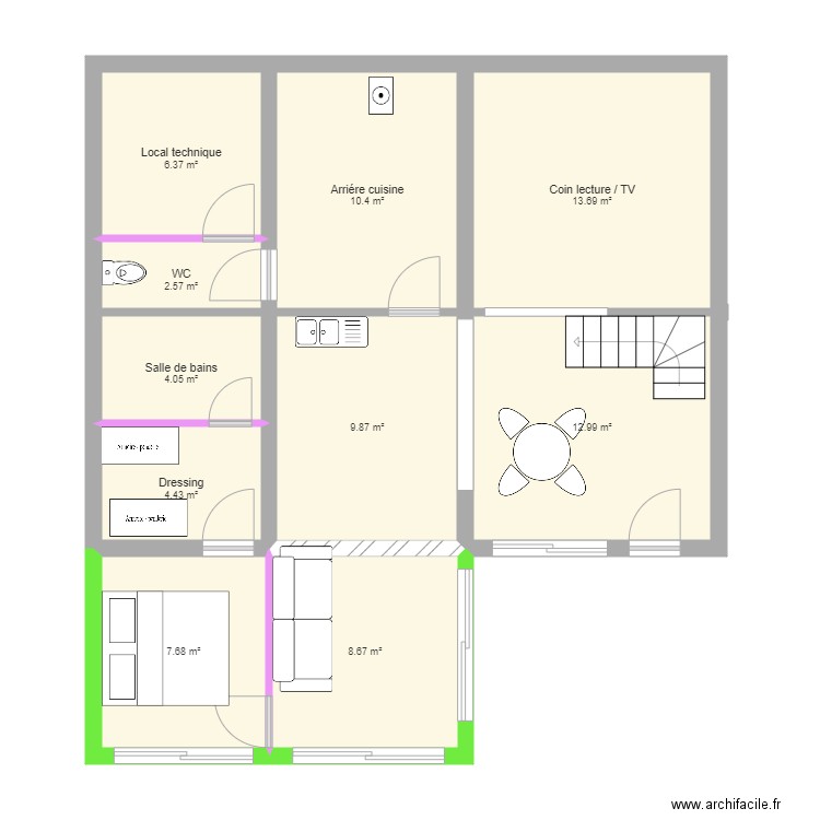 Aug1. Plan de 0 pièce et 0 m2