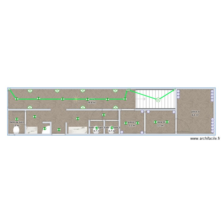 Georges VIII. Plan de 0 pièce et 0 m2