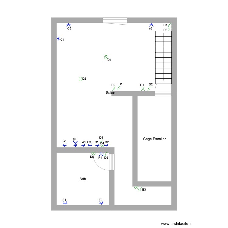 Hennuyeres 2eme. Plan de 0 pièce et 0 m2