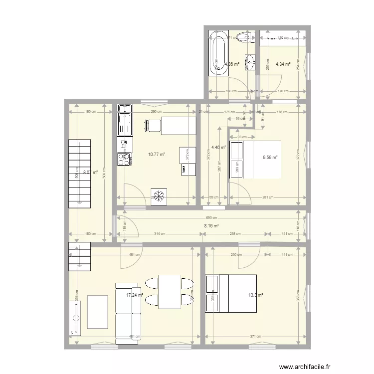 immeuble munster étage 1 après. Plan de immeuble munster étage 1 après. Plan de