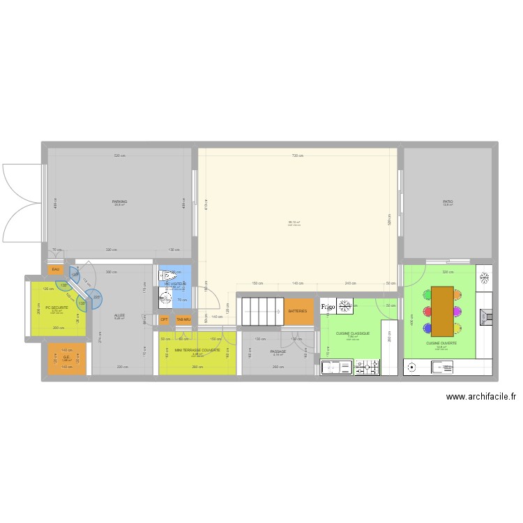 TRIPLET SUR 16x24 ANGLE. Plan de 0 pièce et 0 m2