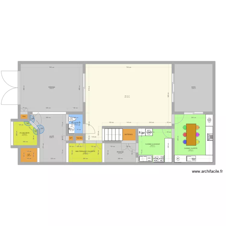 TRIPLET SUR 16x24 ANGLE. Plan de 0 pièce et 0 m2