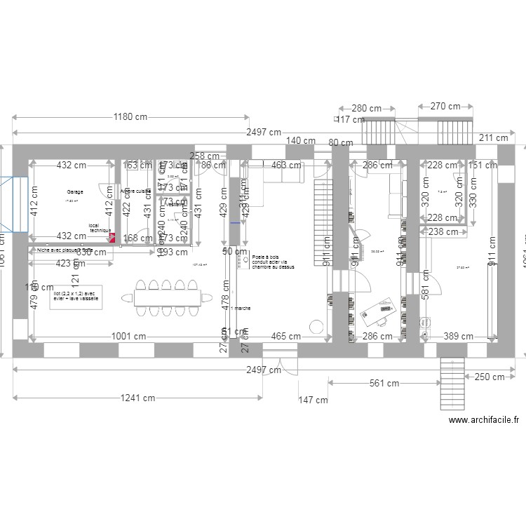 Coublevie projet 2 chambres et parents grenier. Plan de 0 pièce et 0 m2