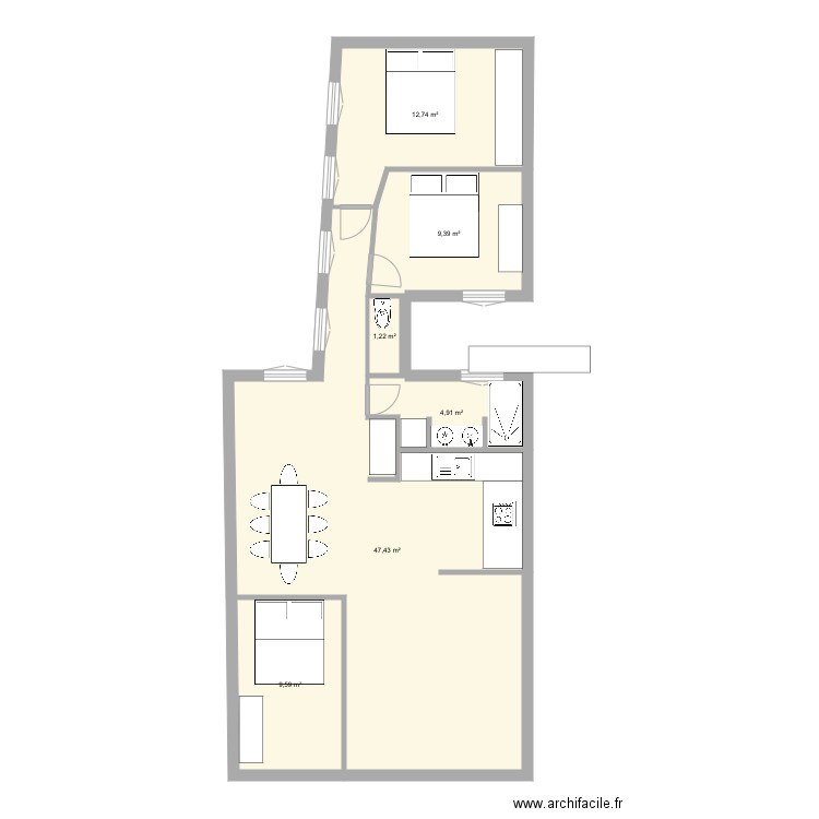 Bvd Temple 4. Plan de 0 pièce et 0 m2