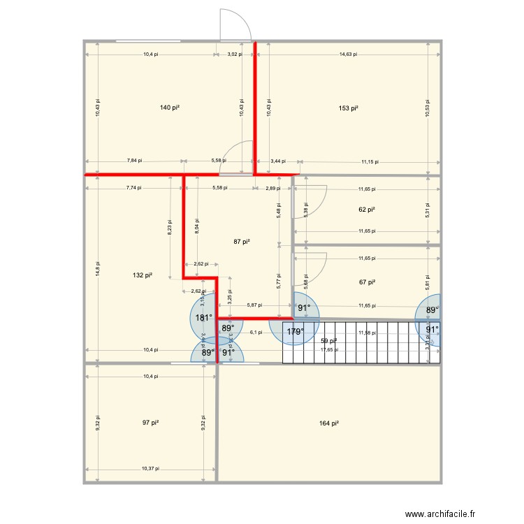 Plan final. Plan de 0 pièce et 0 m2