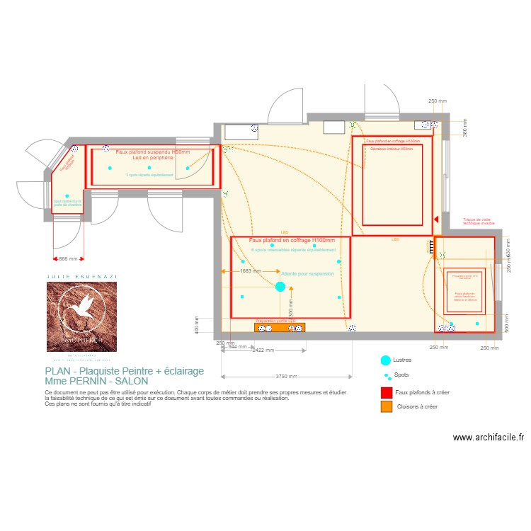 PERNIN PLAN ELECTRIQUE. Plan de 0 pièce et 0 m2