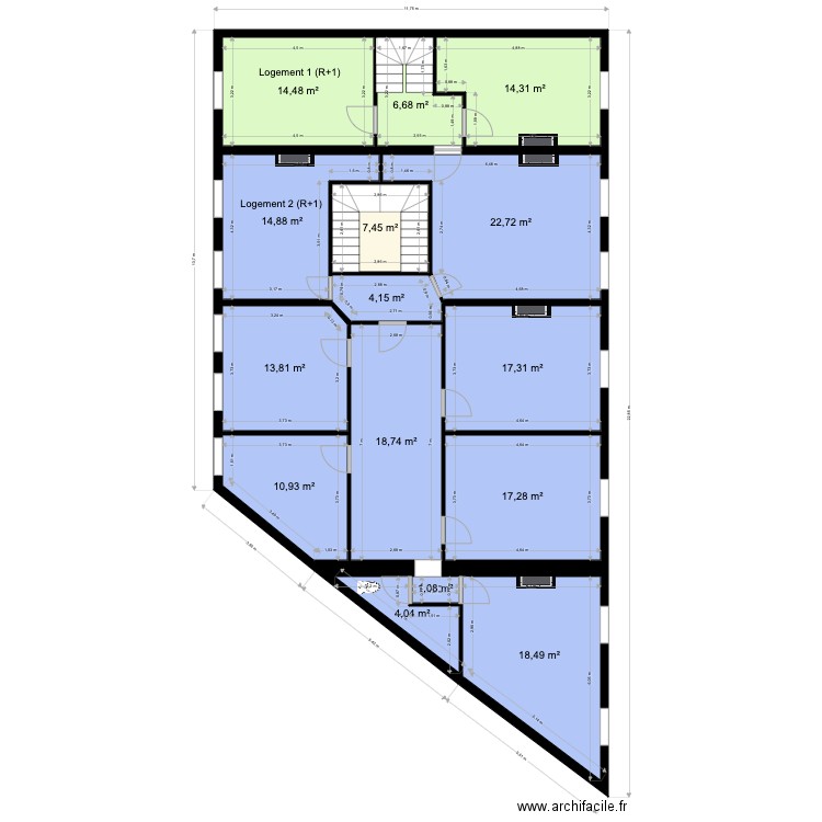 R1 Foch avant. Plan de 0 pièce et 0 m2