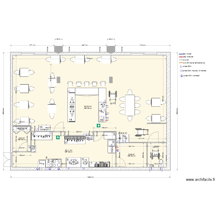 donatien malo 7. Plan de 5 pièces et 125 m2