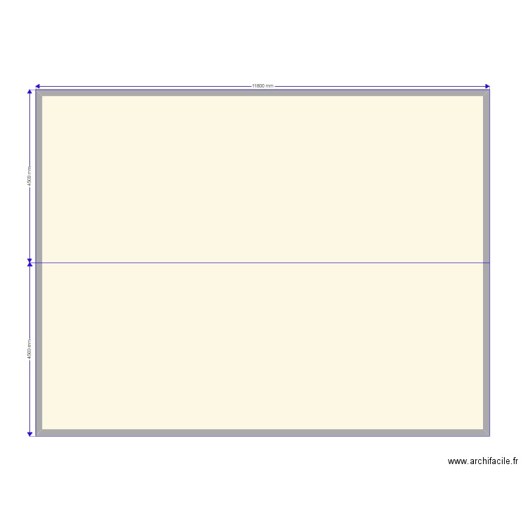 Барн Крыша. Plan de 1 pièce et 100 m2