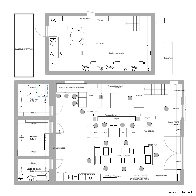 ATELIER 4. Plan de 0 pièce et 0 m2