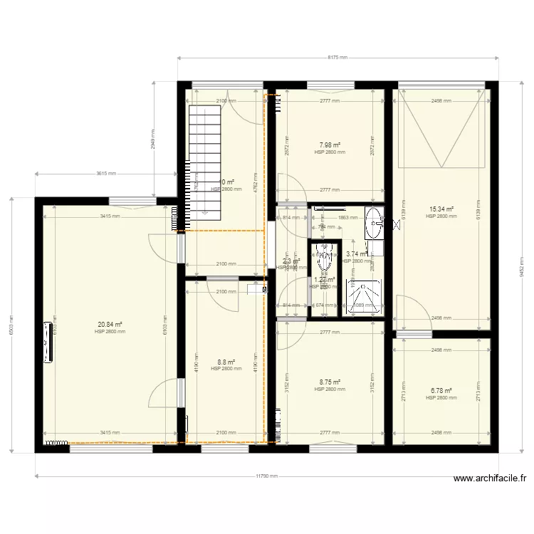 R de Ch Naintre Chauffage. Plan de R de Ch Naintre Chauffage. Plan de