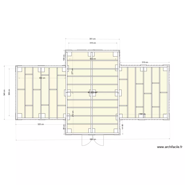Cabadrale solivage plateforme. Plan de Cabadrale solivage plateforme. Plan de