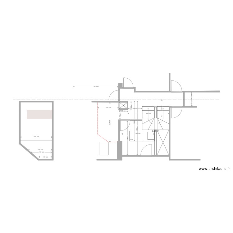 Mezzanine le 30 octobre 2021. Plan de 0 pièce et 0 m2