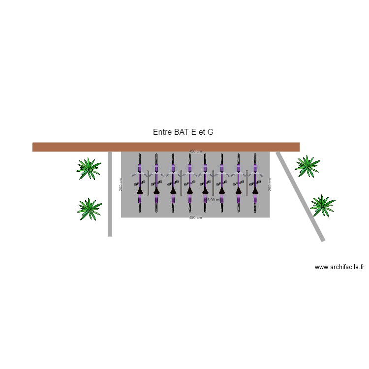 3) BAT entre E et G - MENIMUR. Plan de 0 pièce et 0 m2