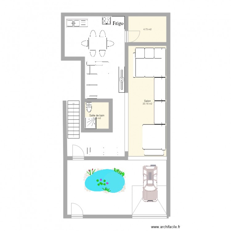 Maison. Plan de 0 pièce et 0 m2