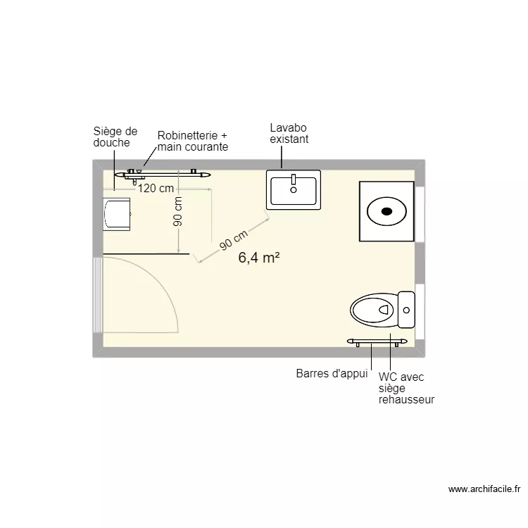 Michel SDB projet. Plan de 