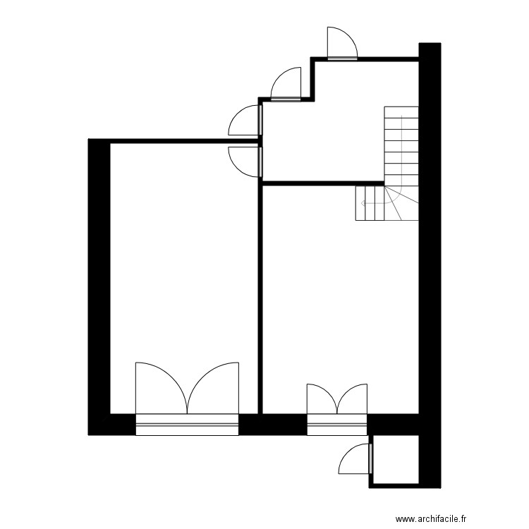 MEUNIER OPC. Plan de 3 pièces et 52 m2