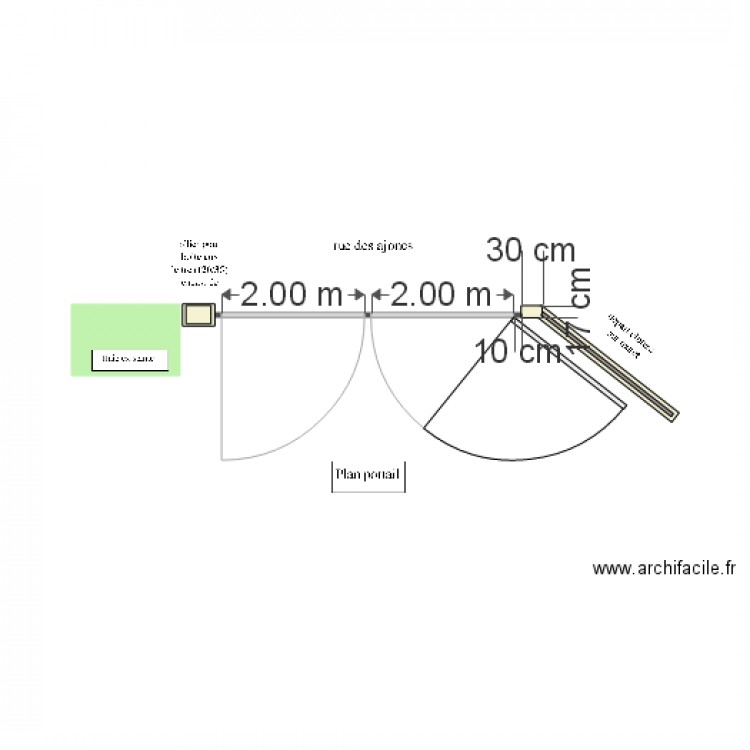 portail 1. Plan de 0 pièce et 0 m2