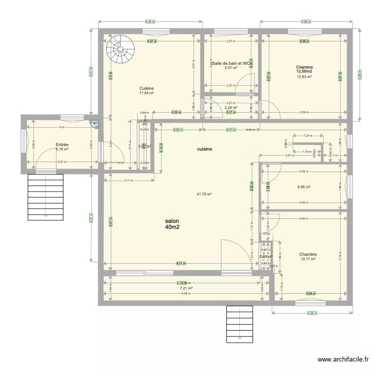 CONFLANS RDC COTE 2. Plan de CONFLANS RDC COTE 2. Plan de