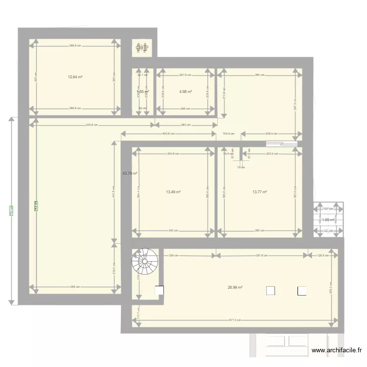 ETAGE BEDOULE. Plan de ETAGE BEDOULE. Plan de