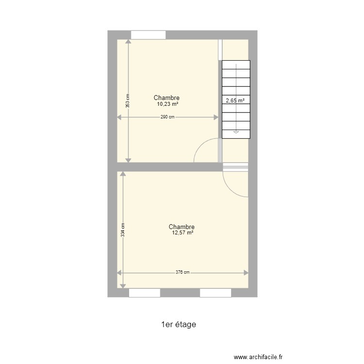 vandervalde 67 1er étage . Plan de 0 pièce et 0 m2