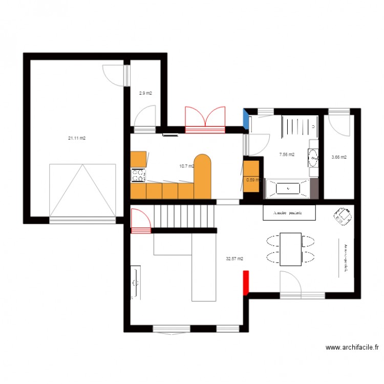 Maison perso. Plan de 0 pièce et 0 m2