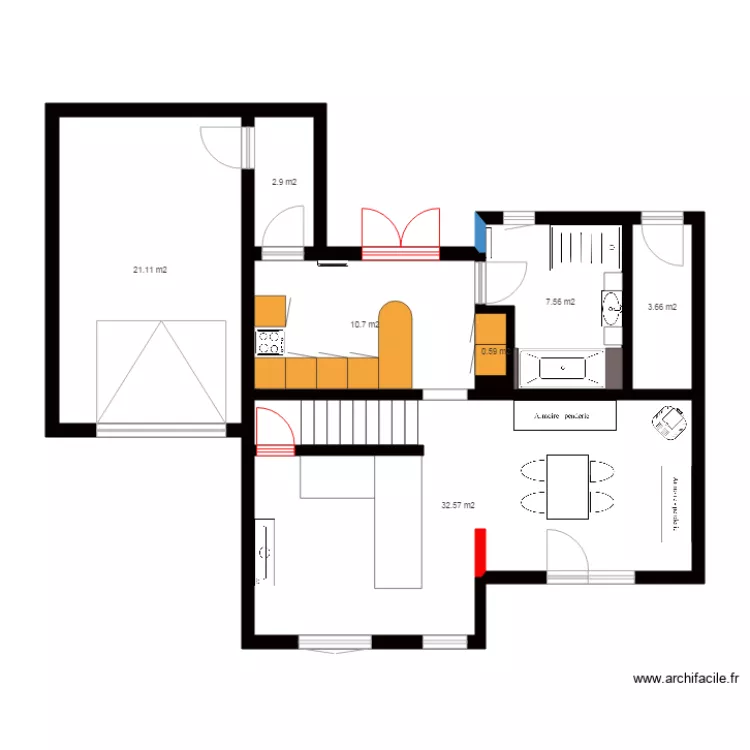 Maison perso. Plan de 