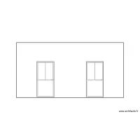 Plan de fa&ccedil;ade avant Local technique