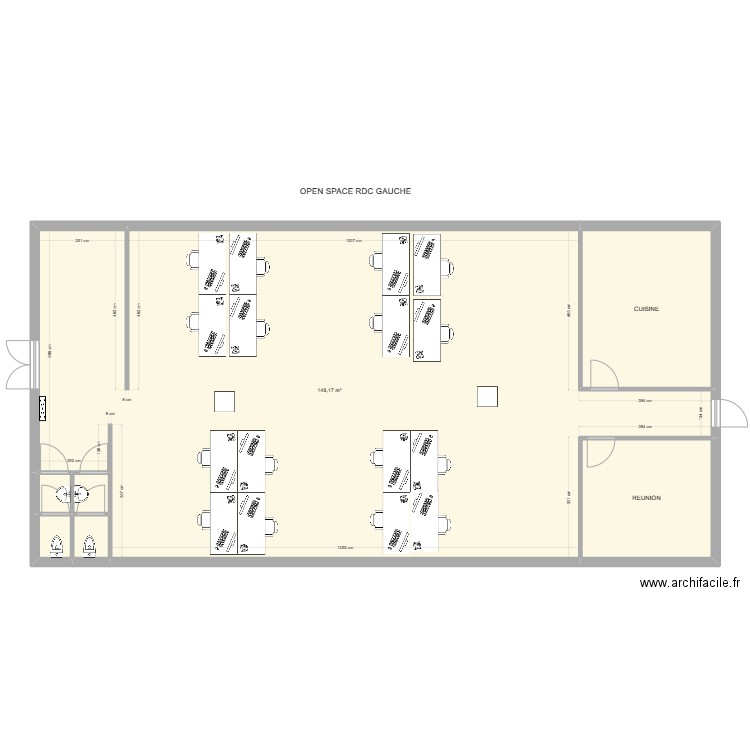 OPEN SPACE2. Plan de 7 pièces et 183 m2