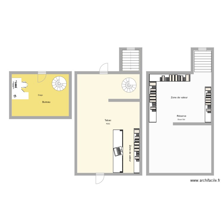 tabac perono. Plan de 0 pièce et 0 m2