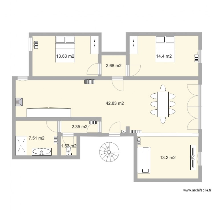 Client terre immo Après. Plan de 0 pièce et 0 m2