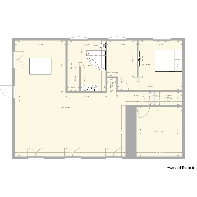 maison azoug garen blv. Plan de 