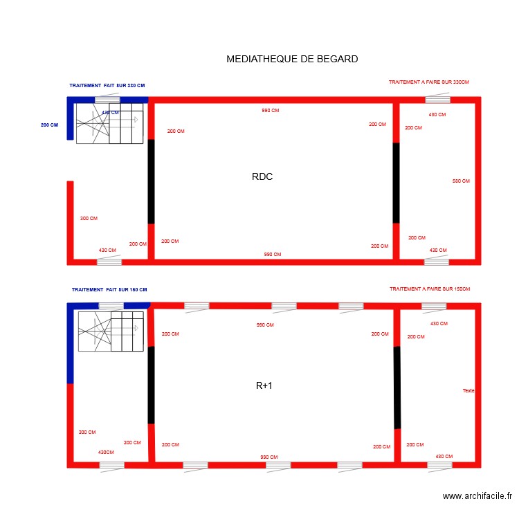 MEDIATHEQUE BEGARD 2. Plan de 0 pièce et 0 m2