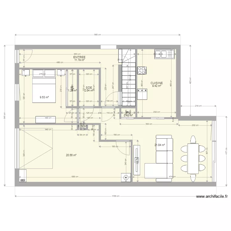 chez moi rdc. Plan de 