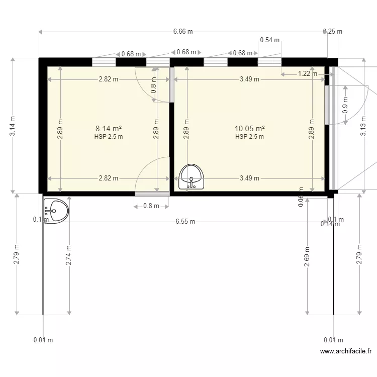 garage Marie V1 DAMASCENE. Plan de garage Marie V1 DAMASCENE. Plan de