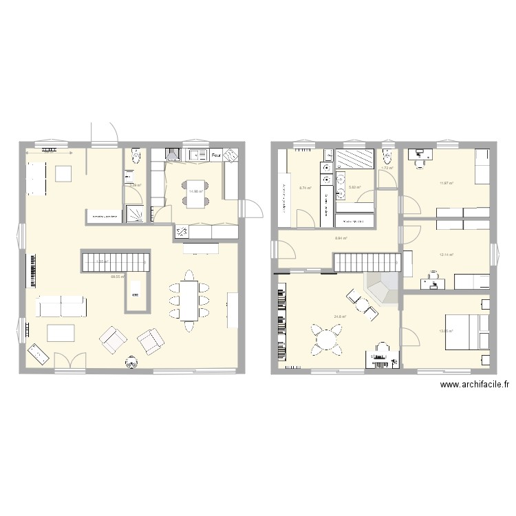 Maison Royan V3. Plan de 0 pièce et 0 m2