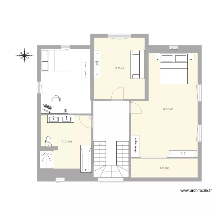 Maison Eckental etage 2. Plan de 