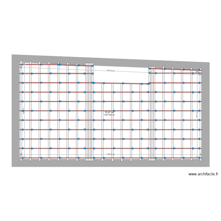 Plan plafond RDC maison principale. Plan de 0 pièce et 0 m2