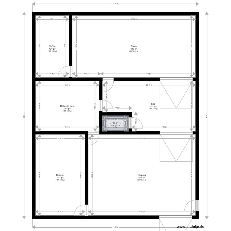 Rez de chaussé . Plan de 0 pièce et 0 m2