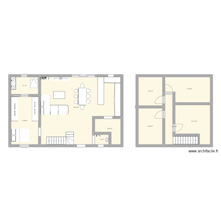 Maison Laurine. Plan de 0 pièce et 0 m2