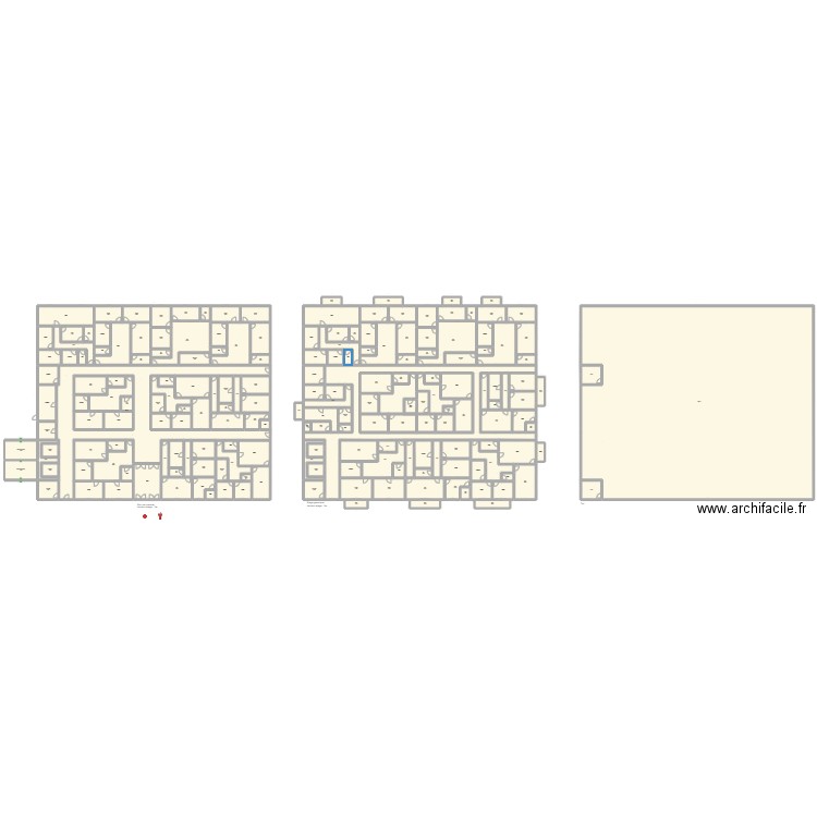 Grand Bâtiment. Plan de 0 pièce et 0 m2