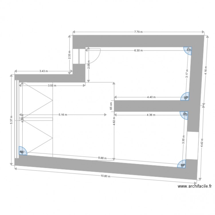 Grange  RDC. Plan de 0 pièce et 0 m2