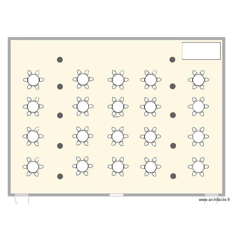 salle. Plan de 0 pièce et 0 m2