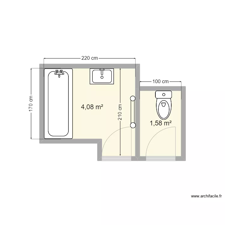 Plan existant AJIB PH a. Plan de 