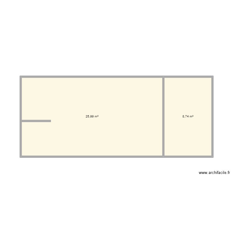 test '(è. Plan de 0 pièce et 0 m2