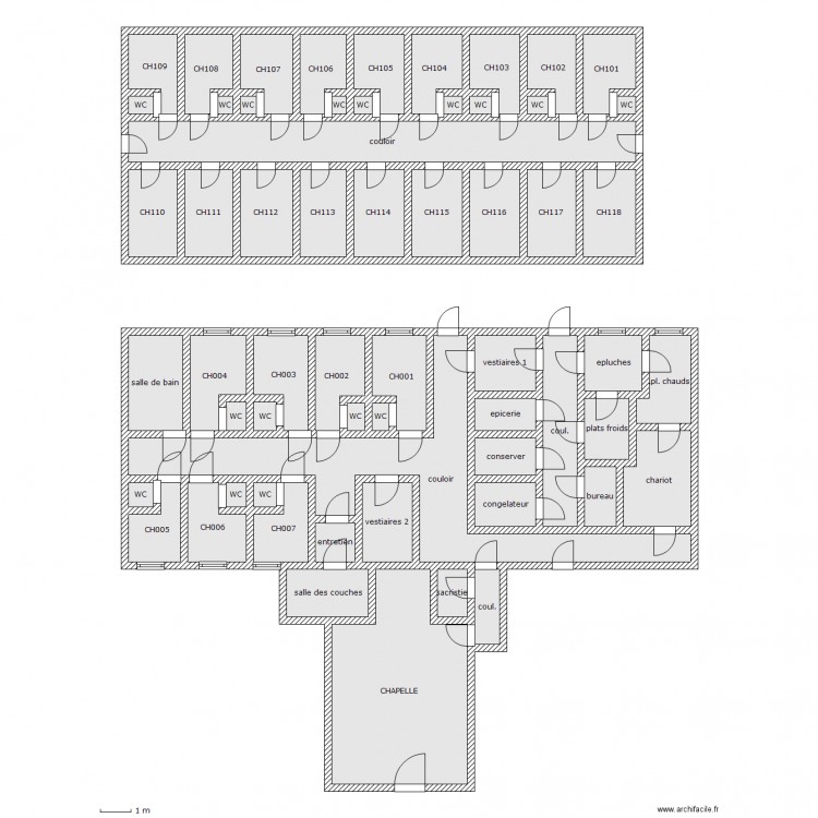 BAT C RDC 1ER VARENNES. Plan de 0 pièce et 0 m2