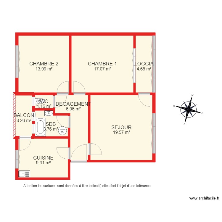 BI 2355. Plan de 0 pièce et 0 m2