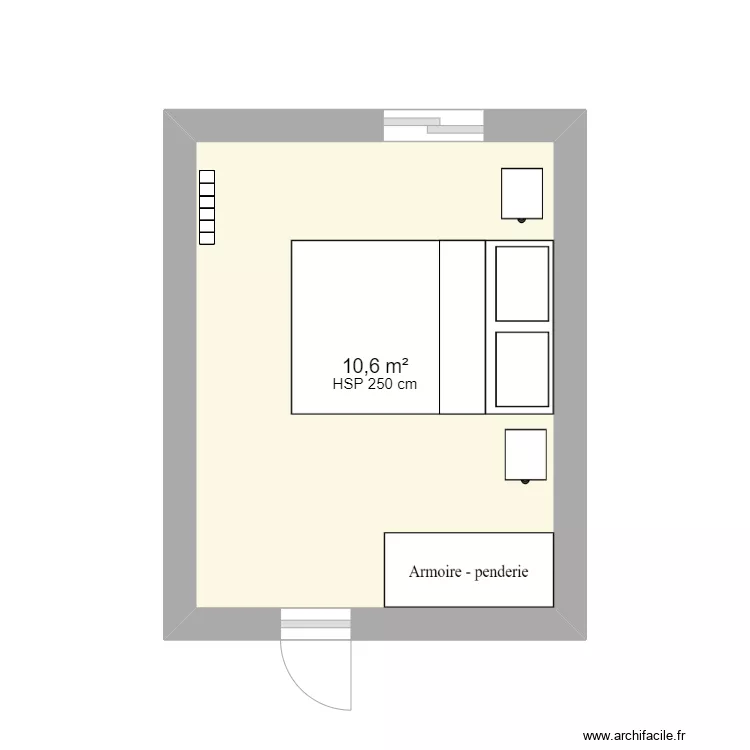 plan chambre 1. Plan de 