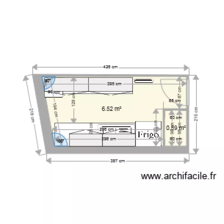 appart. Plan de appart. Plan de